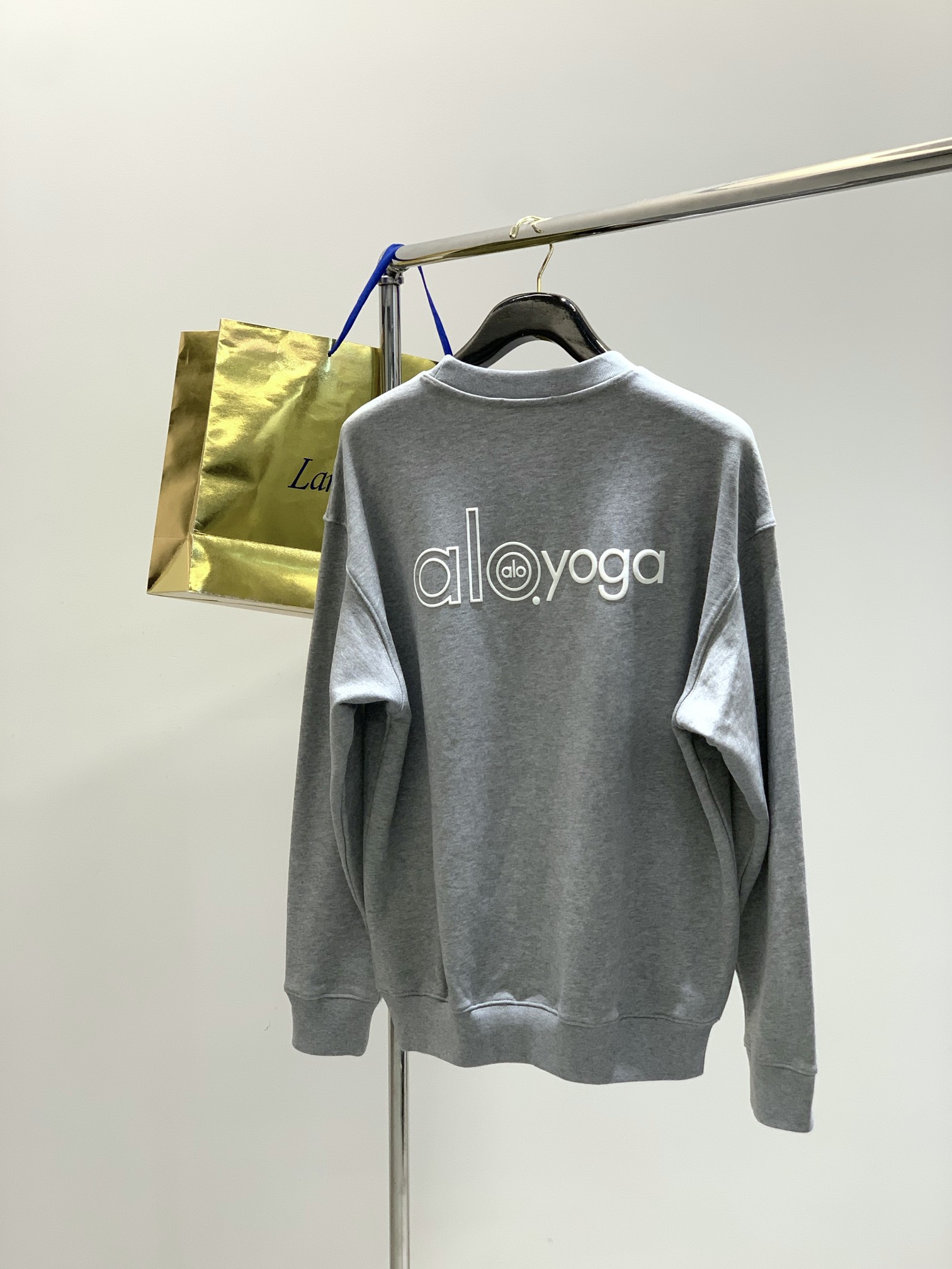 ，alo 阿洛，2025秋季最新款，专柜同步有售，原单狠货，时尚休闲圆领长袖卫衣，上身很有特点！吸睛而有