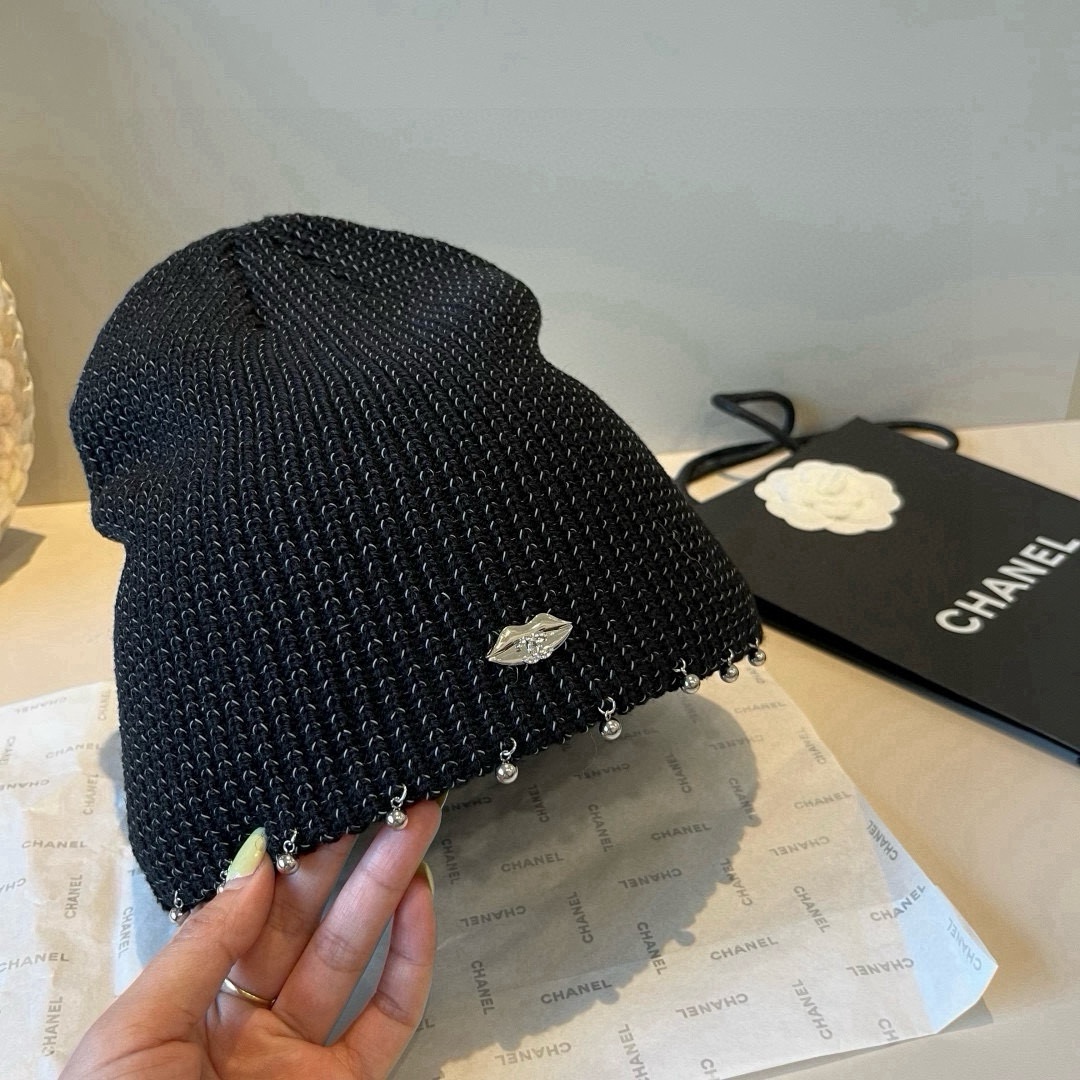 🆕

Chanel香奈儿新款针织渔夫帽，头围57cm