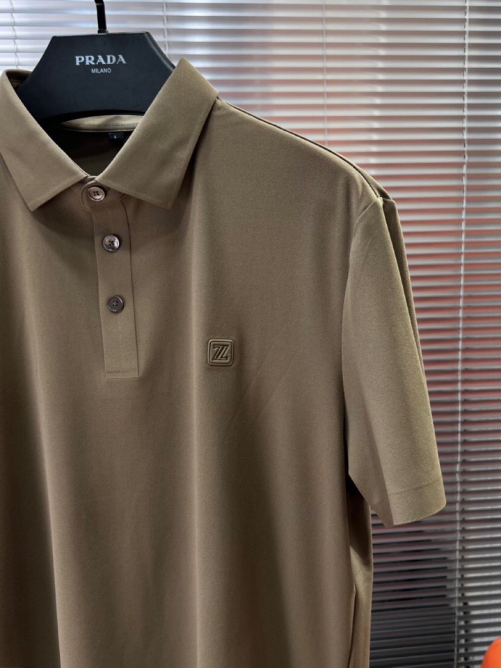 Ermenegildo Zegna 杰尼亚 男士运动休闲系列短袖翻领T恤Polo衫，炎炎夏日真的很需要一