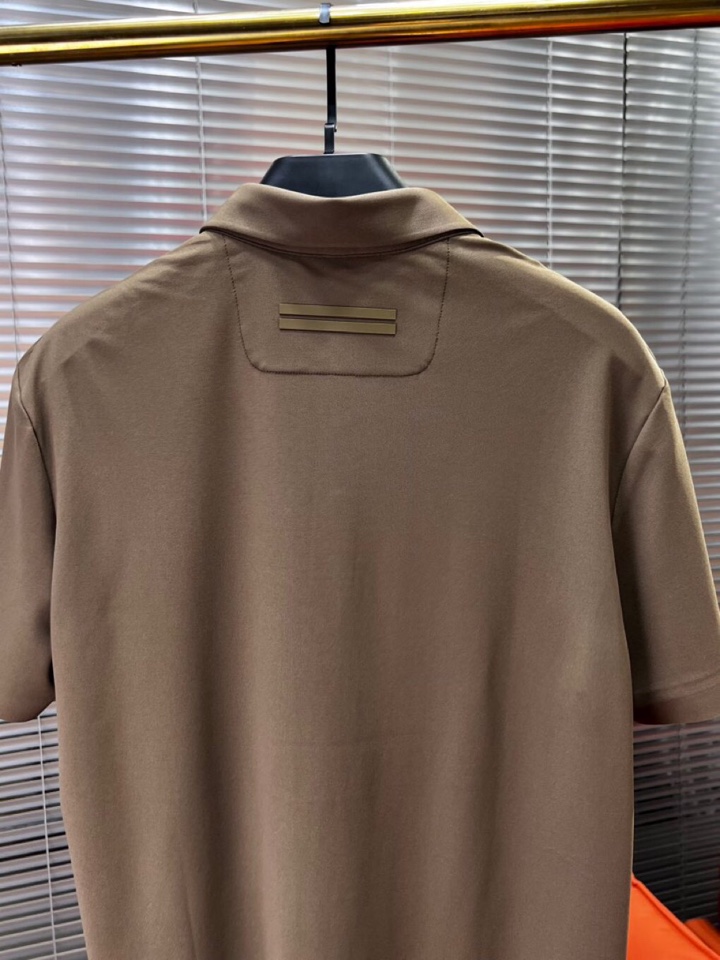 Ermenegildo Zegna 杰尼亚 男士运动休闲系列短袖翻领T恤Polo衫，炎炎夏日真的很需要一