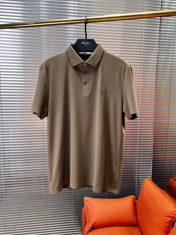 Ermenegildo Zegna 杰尼亚 男士运动休闲系列短袖翻领T恤Polo衫，炎炎夏日真的很需要一