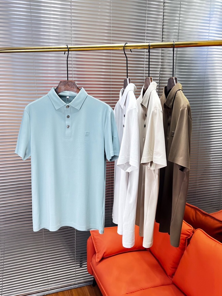 Ermenegildo Zegna 杰尼亚 男士运动休闲系列短袖翻领T恤Polo衫，炎炎夏日真的很需要一