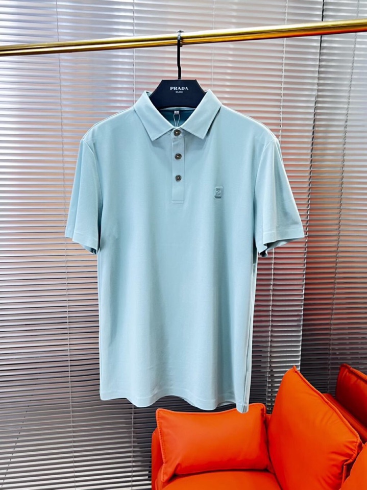 Ermenegildo Zegna 杰尼亚 男士运动休闲系列短袖翻领T恤Polo衫，炎炎夏日真的很需要一