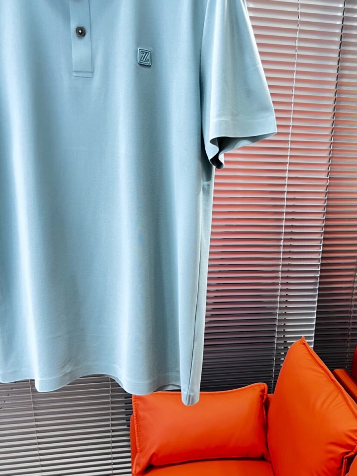 Ermenegildo Zegna 杰尼亚 男士运动休闲系列短袖翻领T恤Polo衫，炎炎夏日真的很需要一