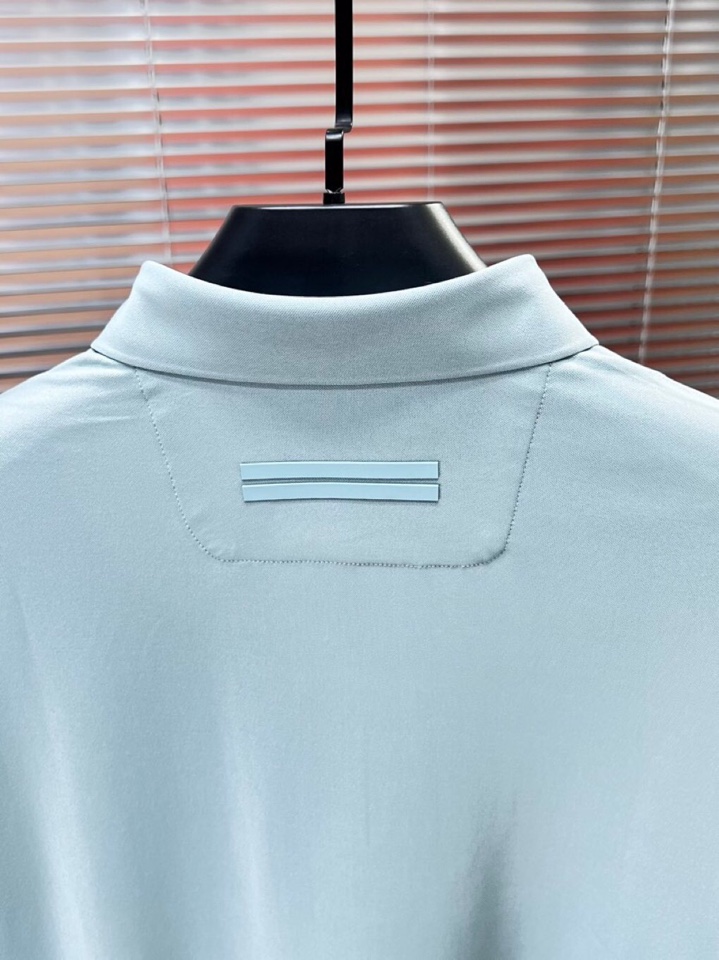 Ermenegildo Zegna 杰尼亚 男士运动休闲系列短袖翻领T恤Polo衫，炎炎夏日真的很需要一