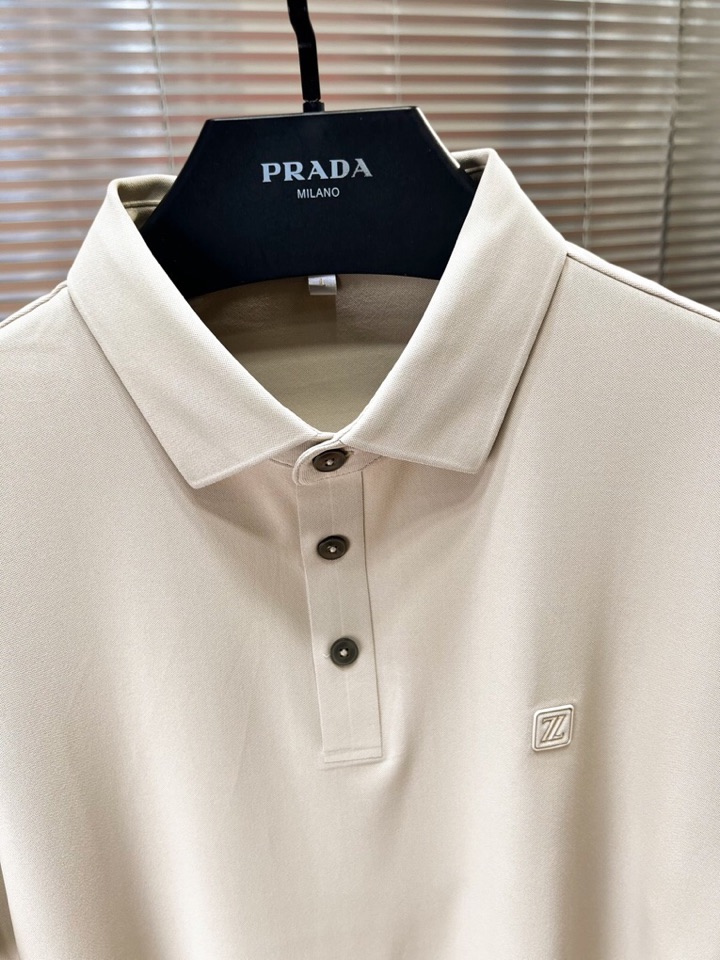 Ermenegildo Zegna 杰尼亚 男士运动休闲系列短袖翻领T恤Polo衫，炎炎夏日真的很需要一