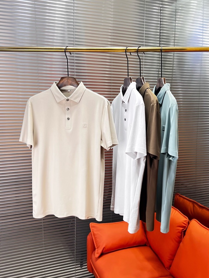 Ermenegildo Zegna 杰尼亚 男士运动休闲系列短袖翻领T恤Polo衫，炎炎夏日真的很需要一