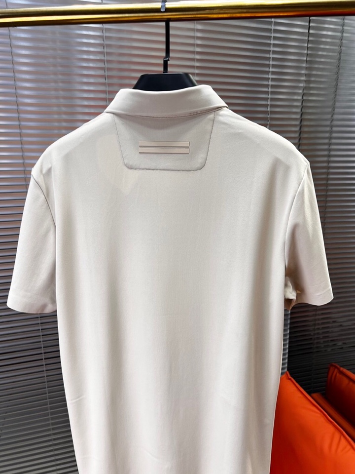 Ermenegildo Zegna 杰尼亚 男士运动休闲系列短袖翻领T恤Polo衫，炎炎夏日真的很需要一