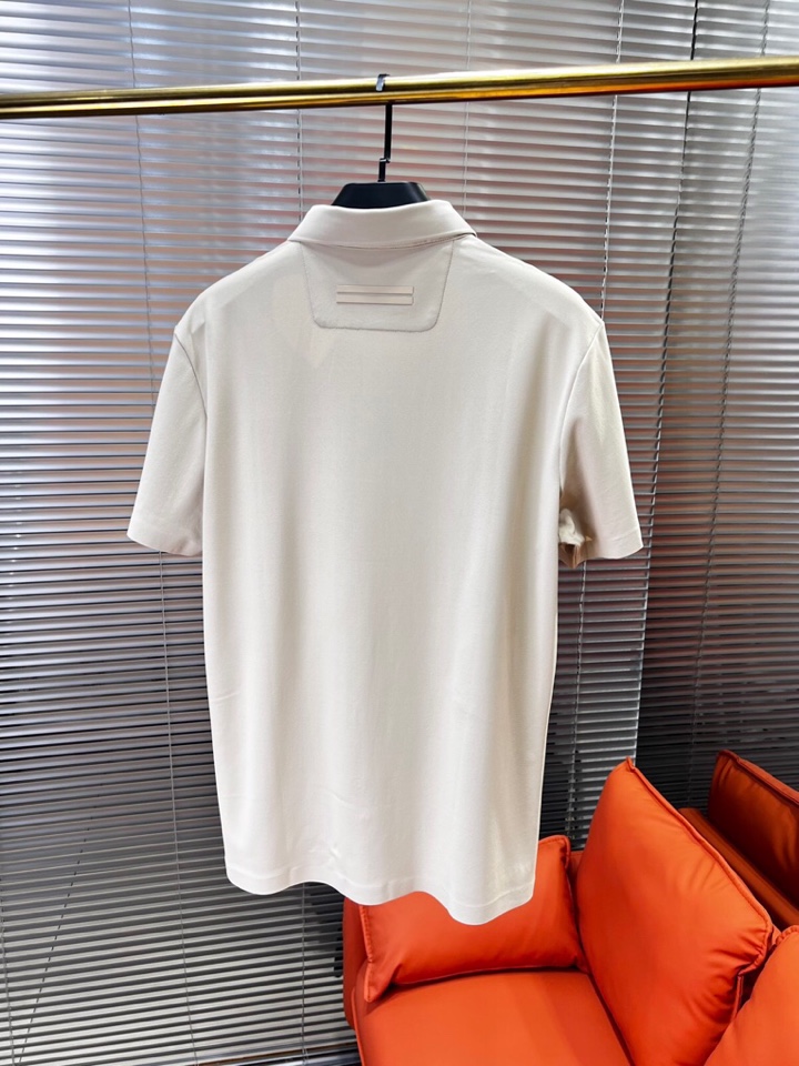 Ermenegildo Zegna 杰尼亚 男士运动休闲系列短袖翻领T恤Polo衫，炎炎夏日真的很需要一