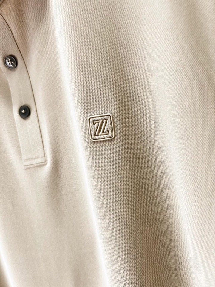 Ermenegildo Zegna 杰尼亚 男士运动休闲系列短袖翻领T恤Polo衫，炎炎夏日真的很需要一