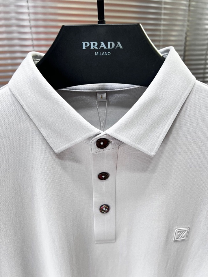 Ermenegildo Zegna 杰尼亚 男士运动休闲系列短袖翻领T恤Polo衫，炎炎夏日真的很需要一