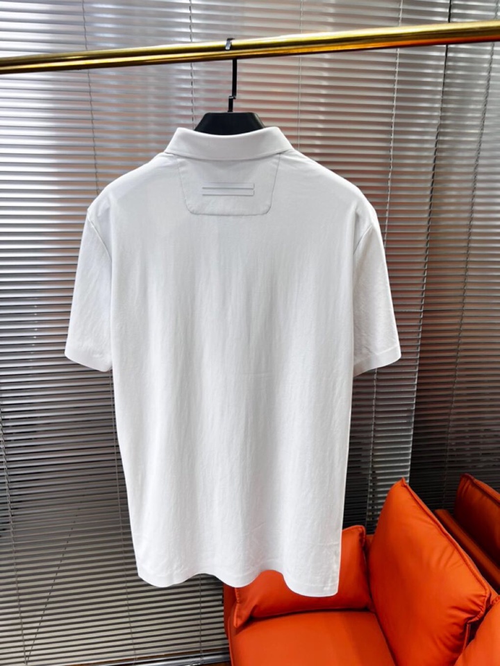 Ermenegildo Zegna 杰尼亚 男士运动休闲系列短袖翻领T恤Polo衫，炎炎夏日真的很需要一