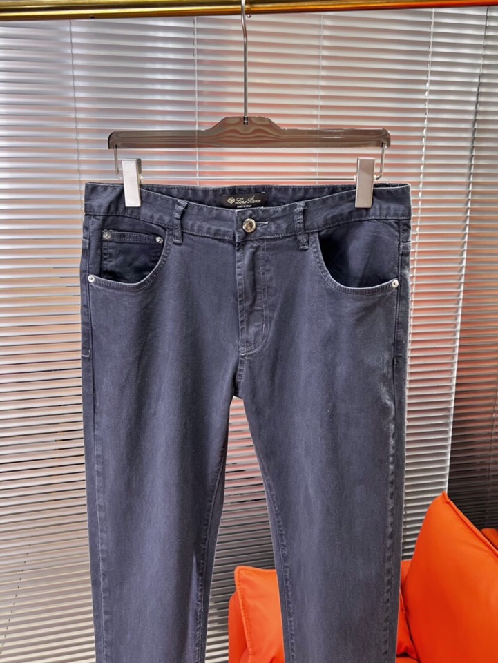 Loro Piana 诺悠翩雅lP🆕 高级定制 ss春夏新款原单牛仔裤 修身直筒版型，柜台同步发售 原版