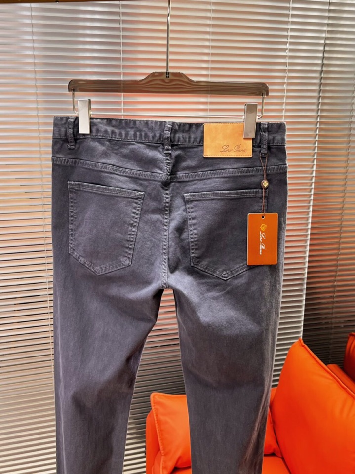 Loro Piana 诺悠翩雅lP🆕 高级定制 ss春夏新款原单牛仔裤 修身直筒版型，柜台同步发售 原版