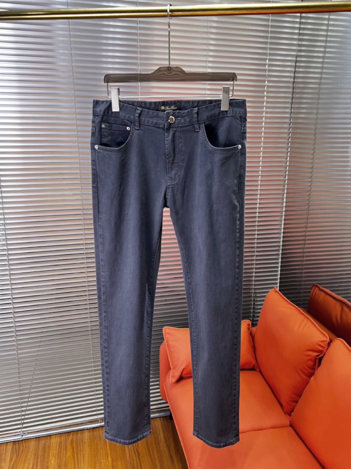 Loro Piana 诺悠翩雅lP🆕 高级定制 ss春夏新款原单牛仔裤 修身直筒版型，柜台同步发售 原版