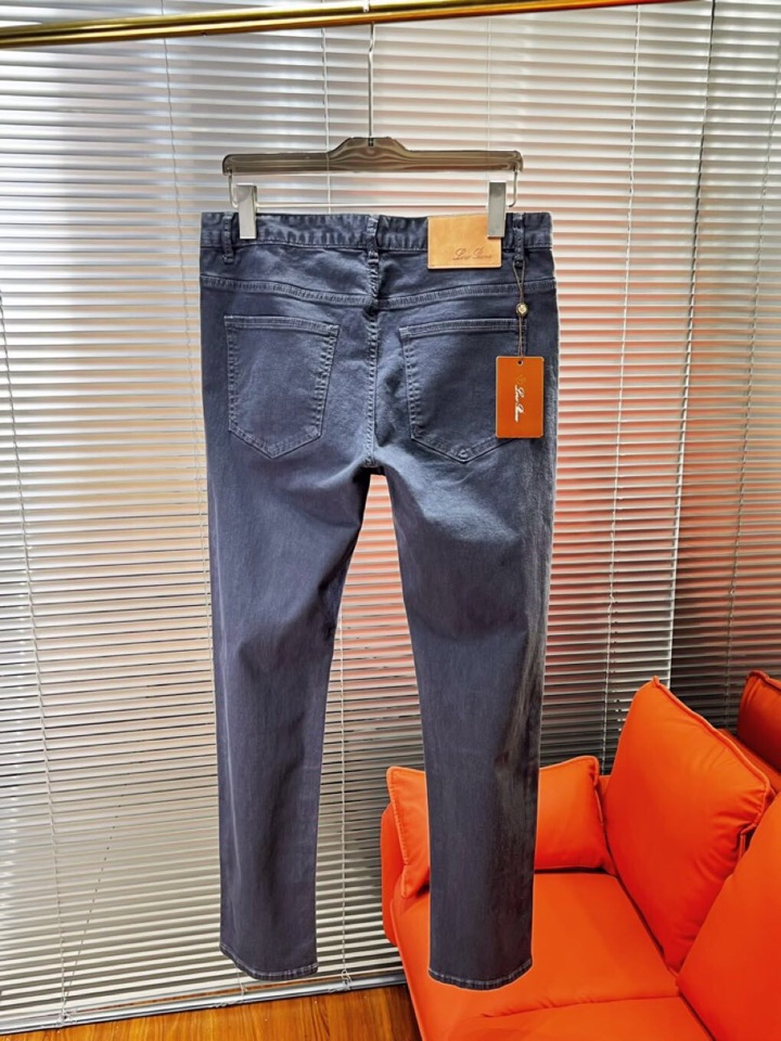 Loro Piana 诺悠翩雅lP🆕 高级定制 ss春夏新款原单牛仔裤 修身直筒版型，柜台同步发售 原版