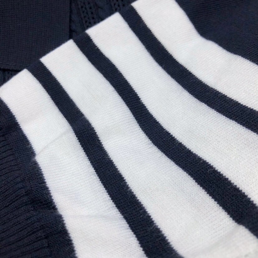 THOM BROWNE 汤姆布朗 TB🌺翻领提花小狗短袖针织翻领T恤 \n码数：0-2 颜色：白、灰、藏