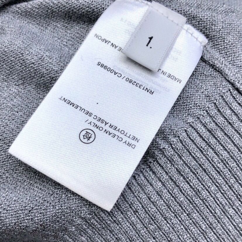 THOM BROWNE 汤姆布朗 TB🌺翻领提花小狗短袖针织翻领T恤 \n码数：0-2 颜色：白、灰、藏