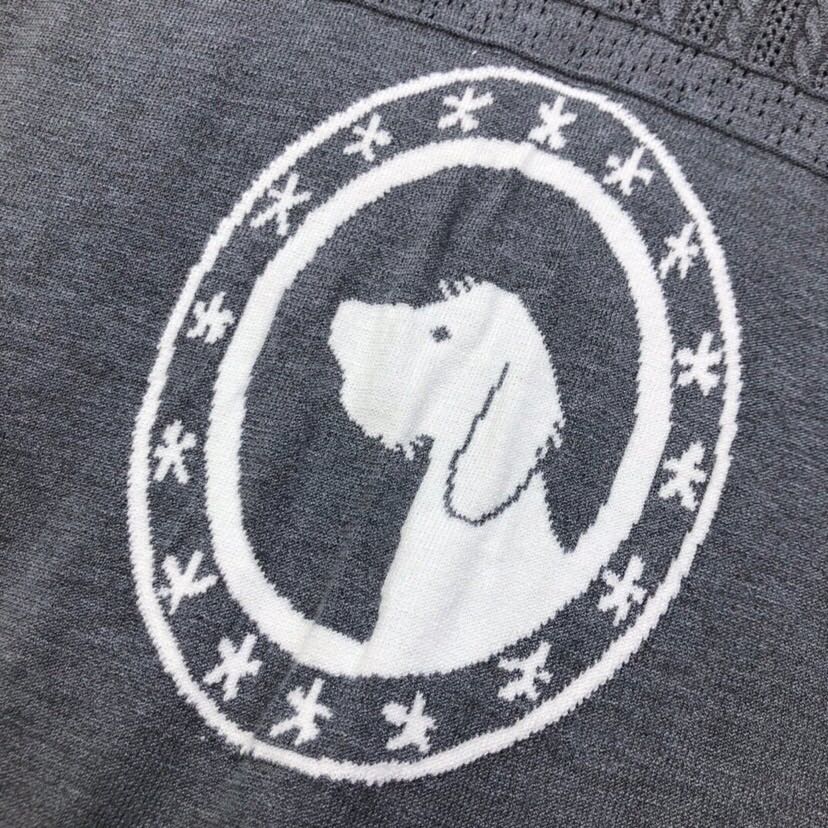 THOM BROWNE 汤姆布朗 TB🌺翻领提花小狗短袖针织翻领T恤 \n码数：0-2 颜色：白、灰、藏