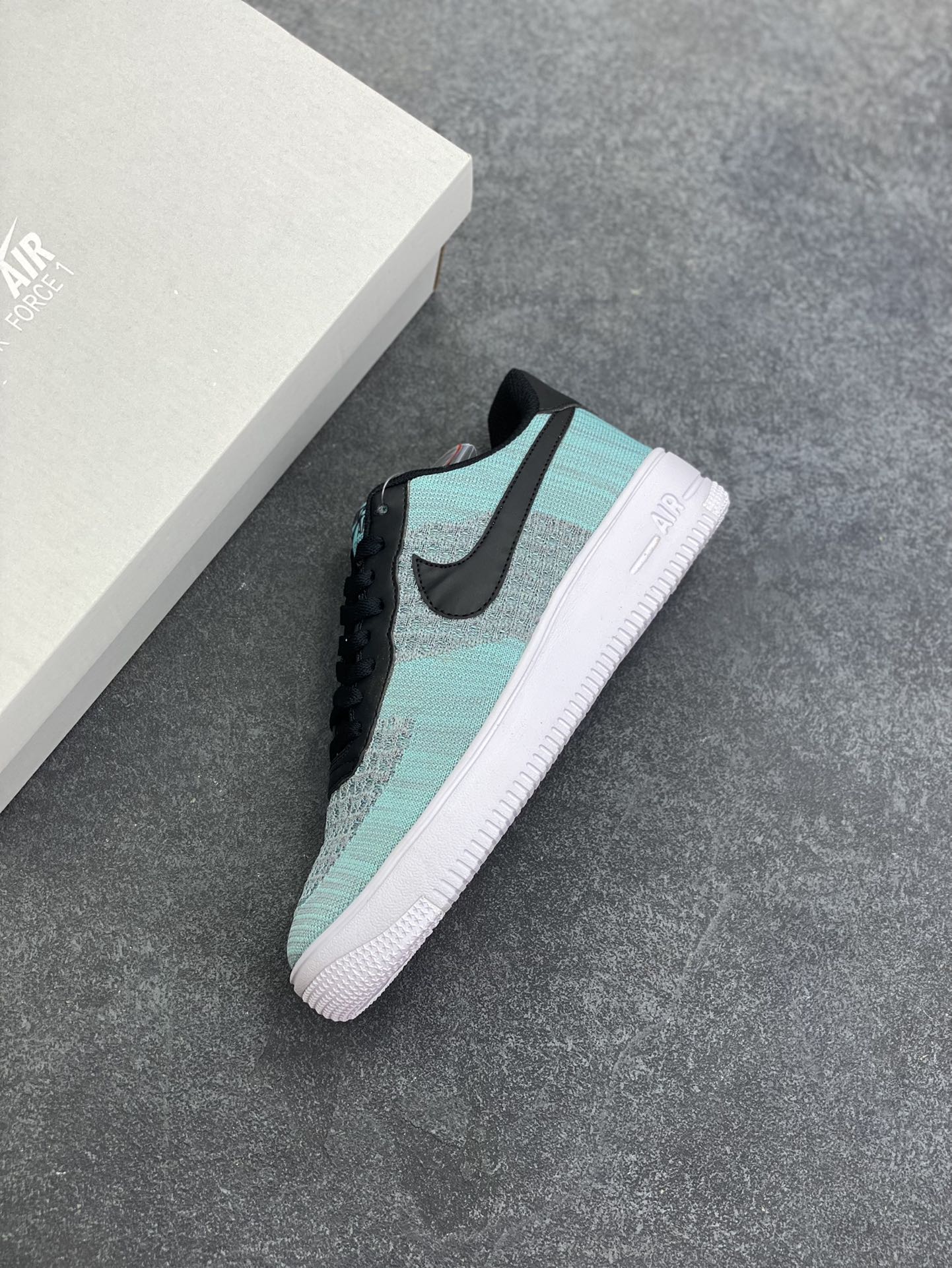 图片[7]-Nike Air Force 1 Low 飞织黑绿 透气空军一号低帮休闲板鞋 原厂材料 原楦头原纸板 纯正空军版型 内置全掌气垫 货号：CI0051-600 尺码：36 36.5 37.5 38 38.5 39 40 40.5 41 42 42.5 43 44 44.5 45-选品中心