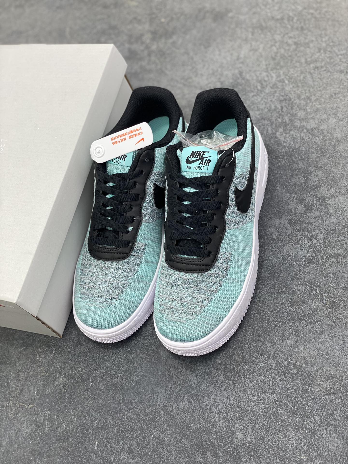 图片[8]-Nike Air Force 1 Low 飞织黑绿 透气空军一号低帮休闲板鞋 原厂材料 原楦头原纸板 纯正空军版型 内置全掌气垫 货号：CI0051-600 尺码：36 36.5 37.5 38 38.5 39 40 40.5 41 42 42.5 43 44 44.5 45-选品中心