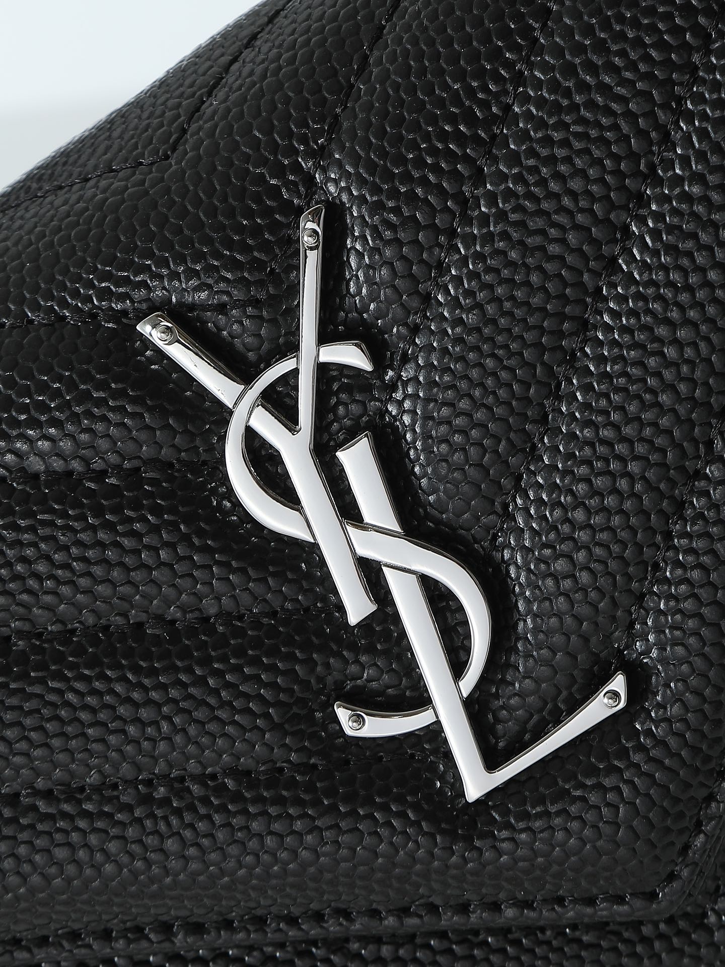 Saint Laurent Envelope Chain Wallet Black 20x17x6cm crossbody everyday