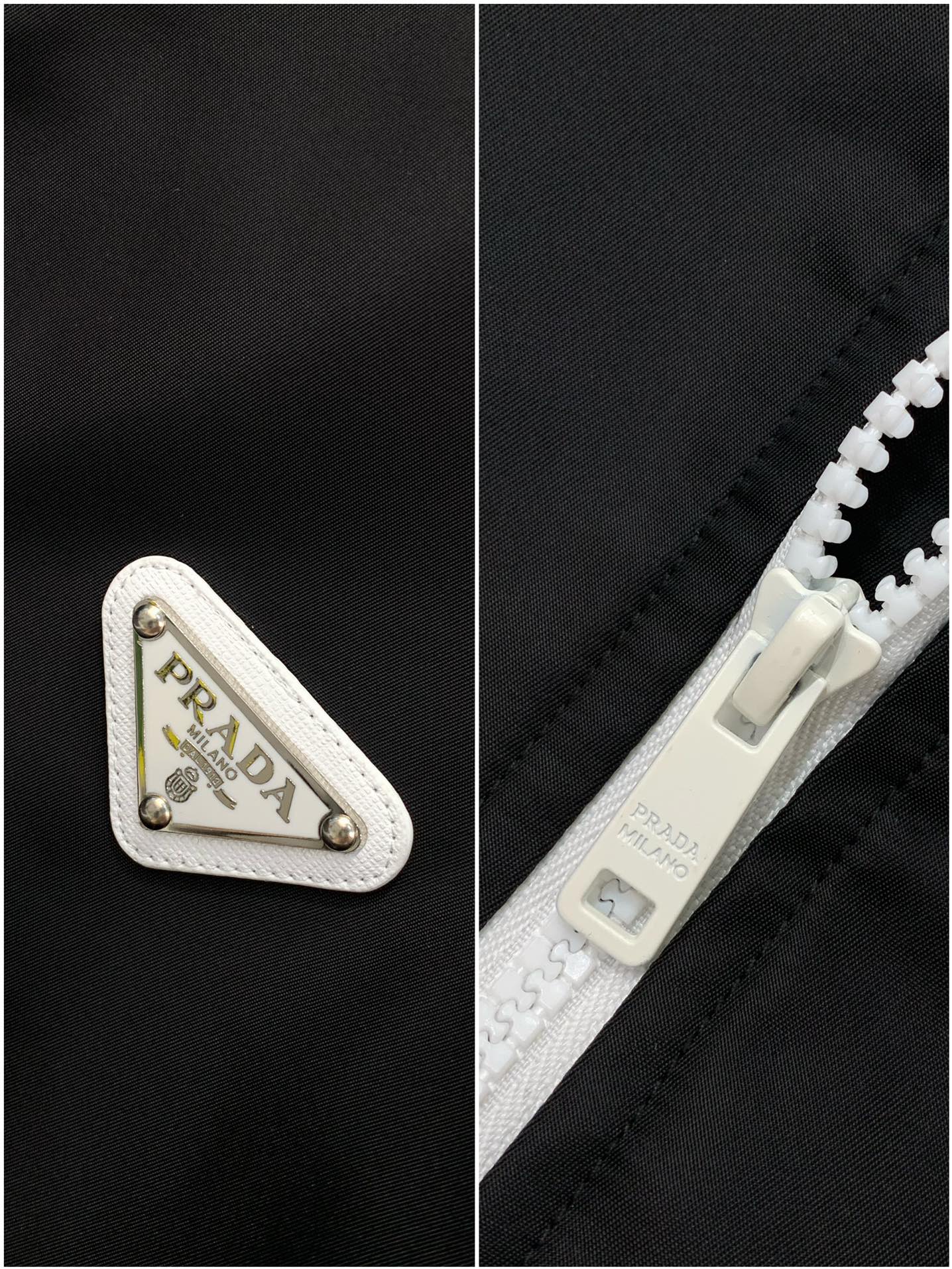，PRADA 普拉达，2025秋季最新品，专柜同步有售，时尚休闲夹克外套，进口原版面料，做工极为复杂，唯