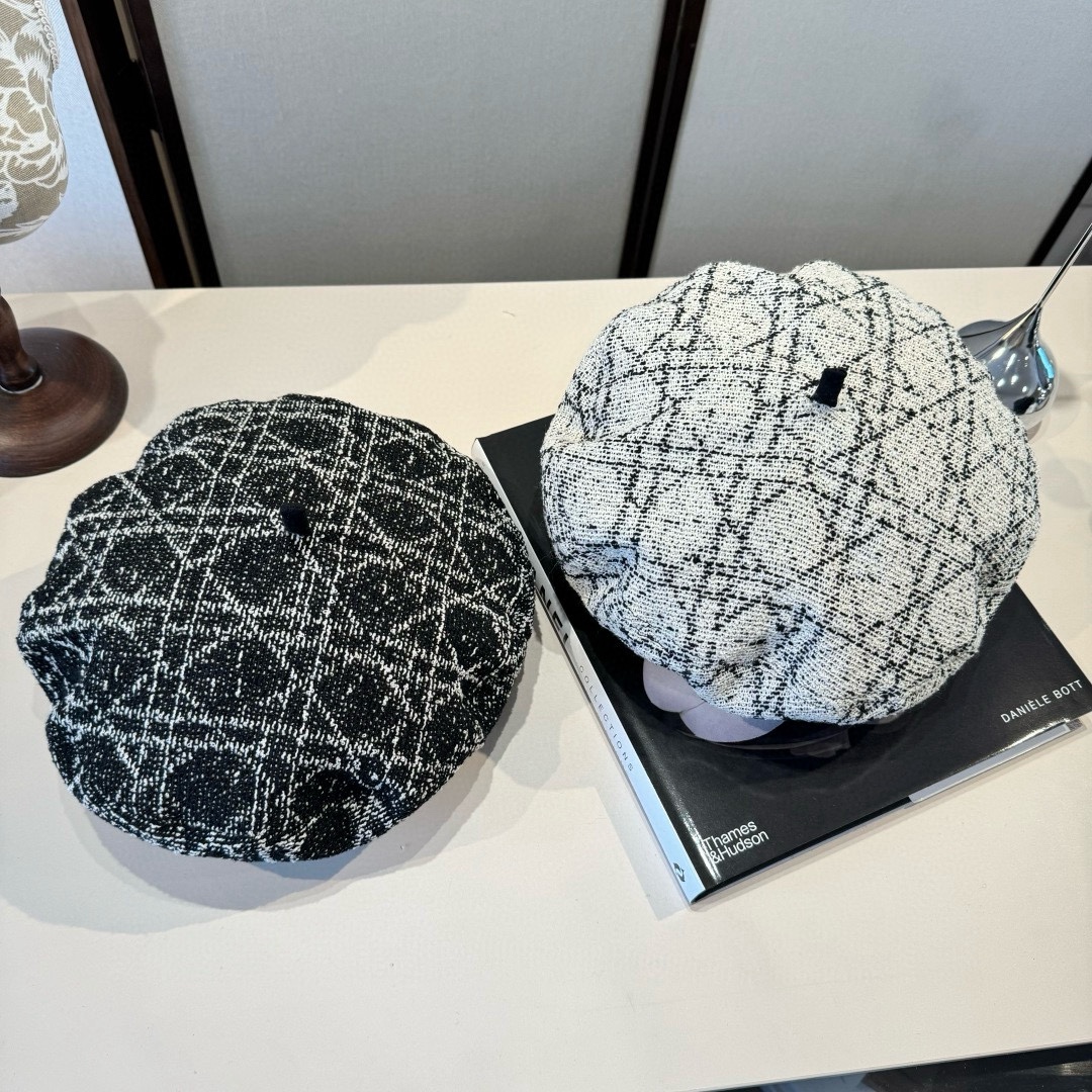🆕

Dior迪奥新款贝雷帽，高端定制，头围57cm
