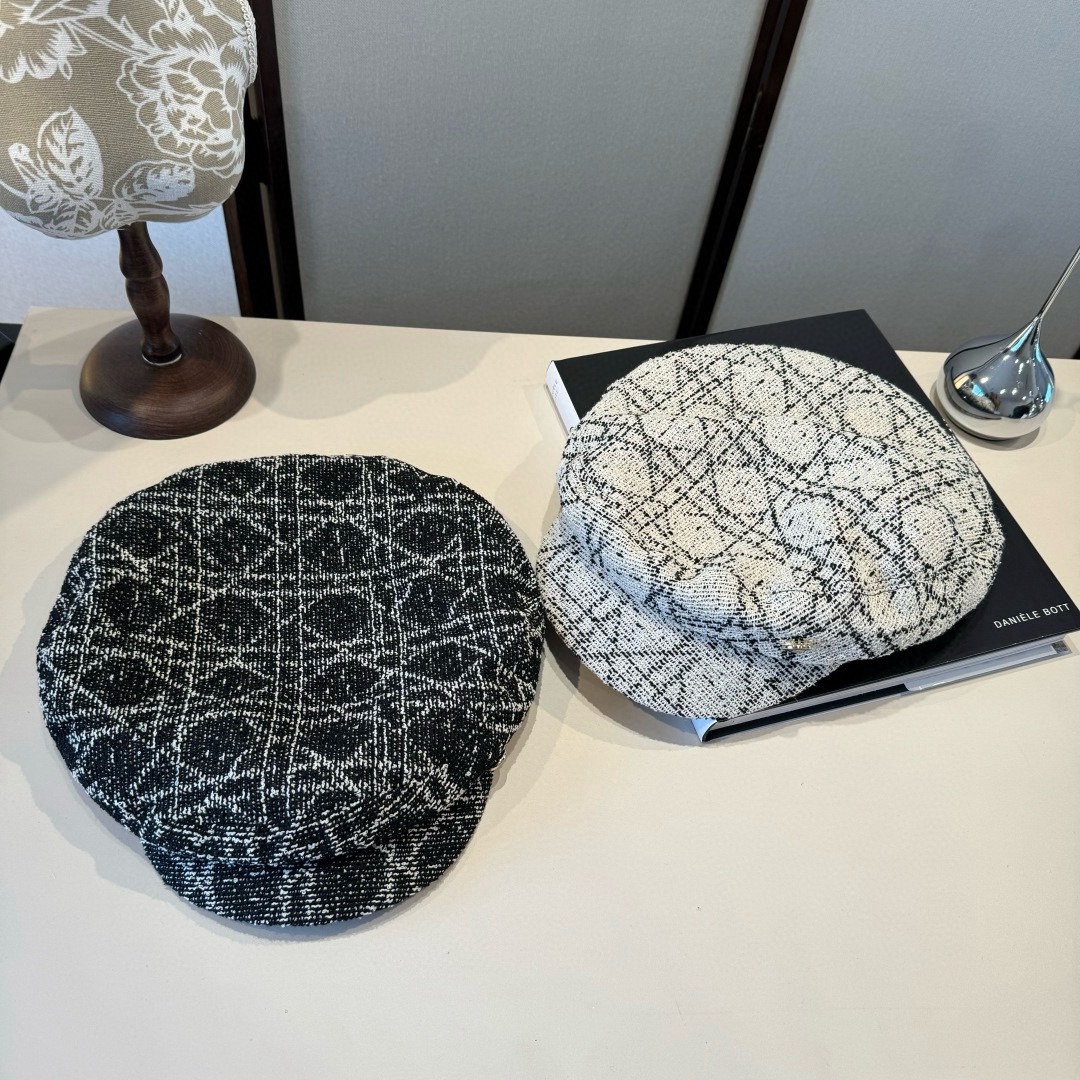 🆕

Dior迪奥新款鸭舌画家帽，高端定制，头围57cm