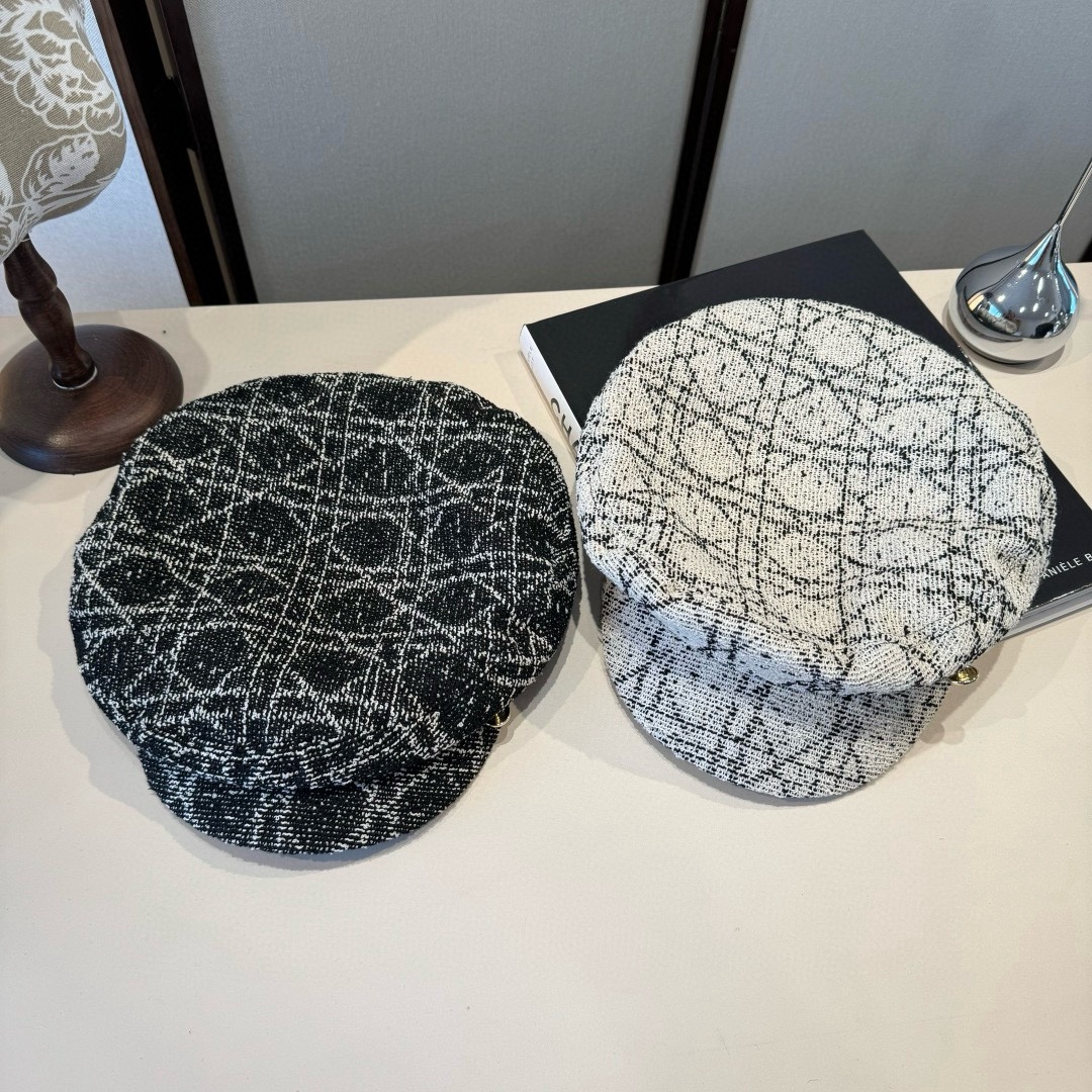 🆕

Dior迪奥新款鸭舌画家帽，高端定制，头围57cm