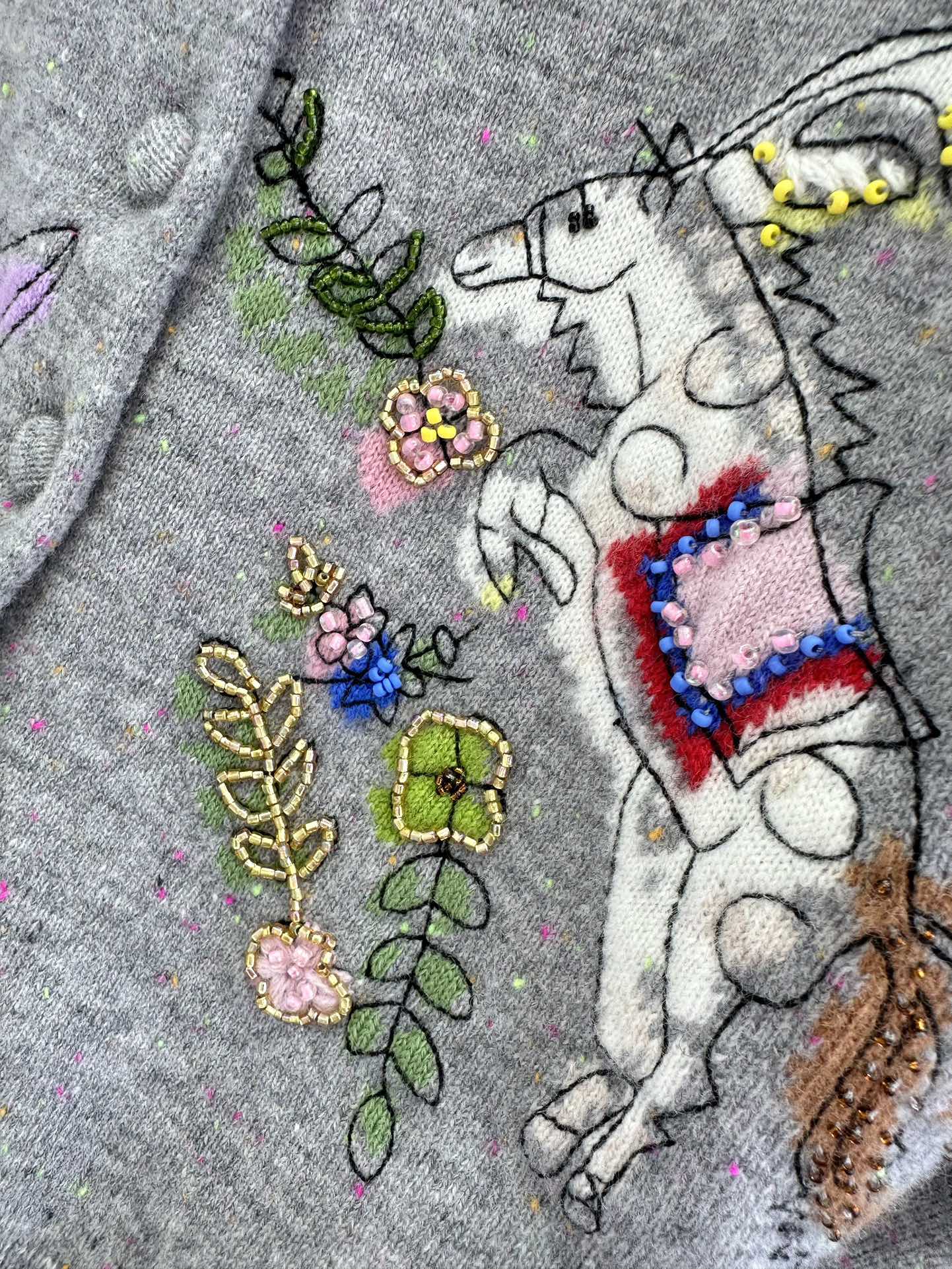 Embroidered Floral Cashmere Sweater - French Style Autumn/Winter Knitwear 10 i1757124098 3603 8