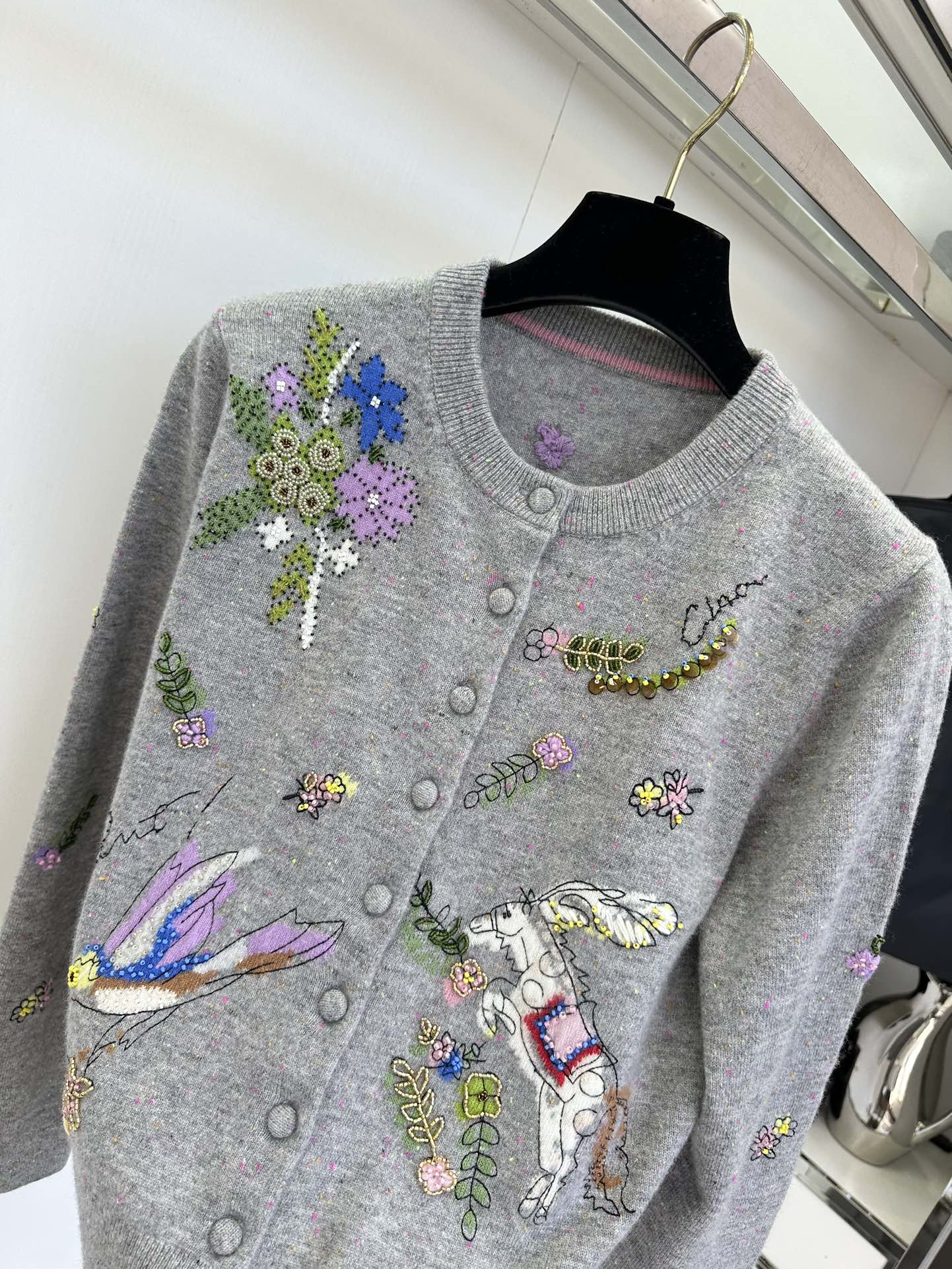 Embroidered Floral Cashmere Sweater - French Style Autumn/Winter Knitwear 5 i1757124098 5787 3