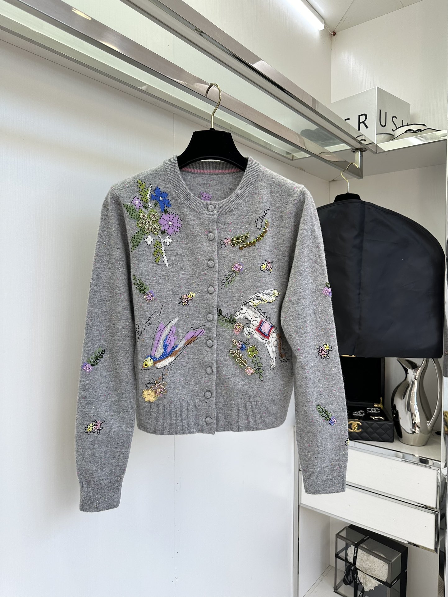 Embroidered Floral Cashmere Sweater - French Style Autumn/Winter Knitwear 2 i1757124098 9242 0
