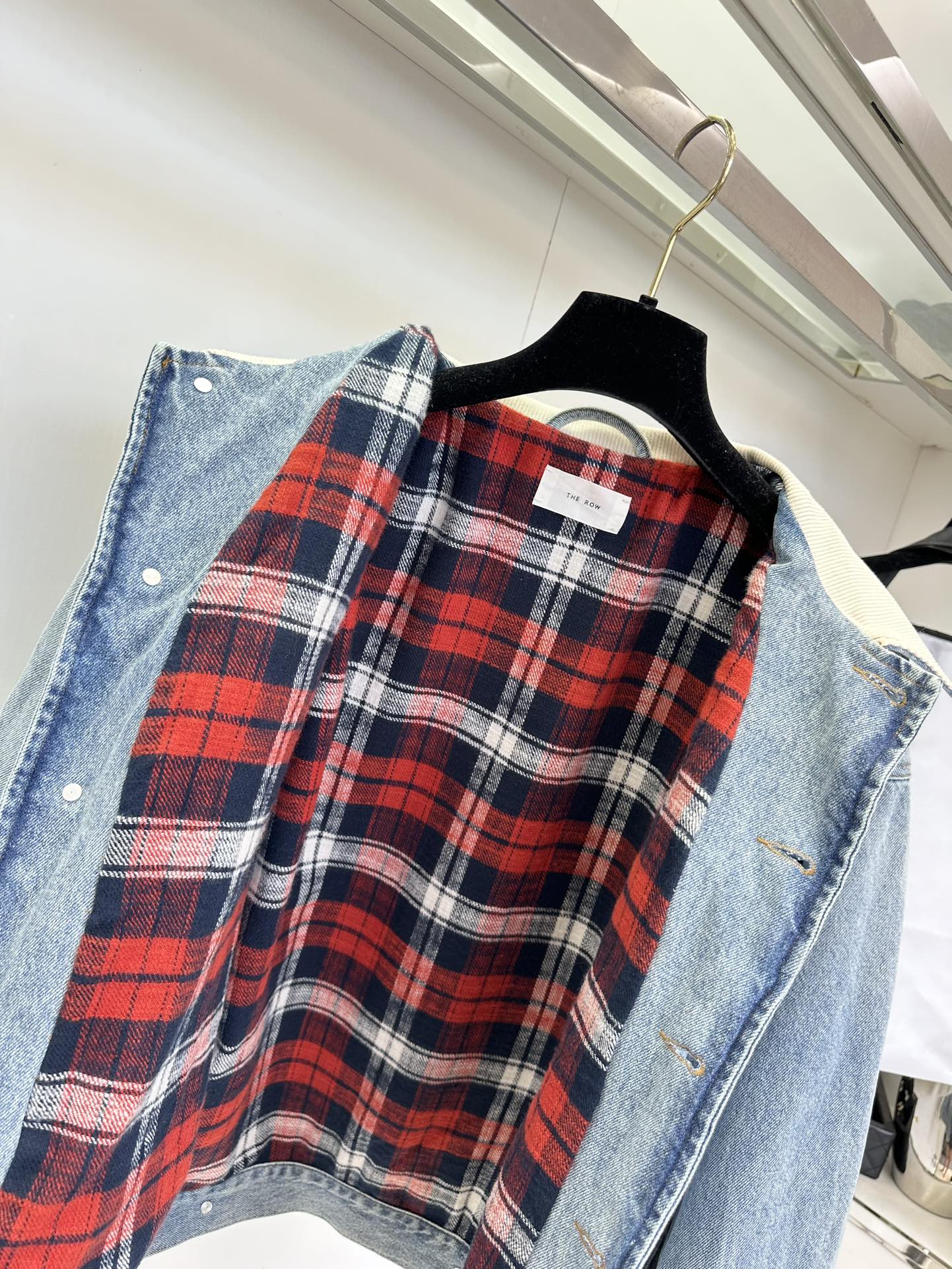 Two Tone Corduroy Collar Denim Jacket Women's Fall Winter Fashion 8 i1757125618 395 6