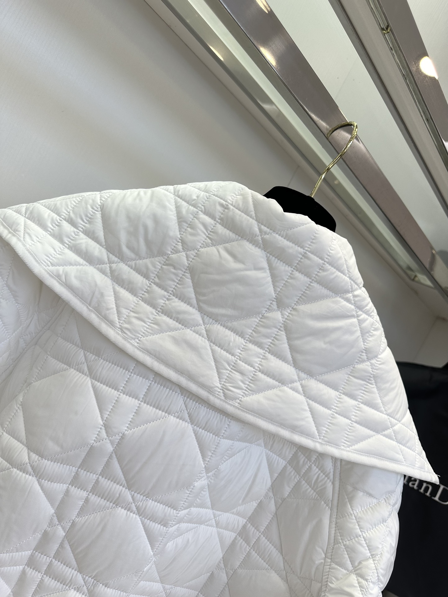 25 F 迪奥Fw秋冬新款海军领藤格纹拉链棉服外套独家yb开发!高版出品!冬季衣橱的必备单品!内外的藤格