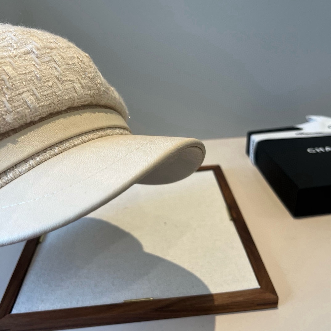 🆕

Chanel香奈儿画家帽，鸭舌军帽，头围57cm