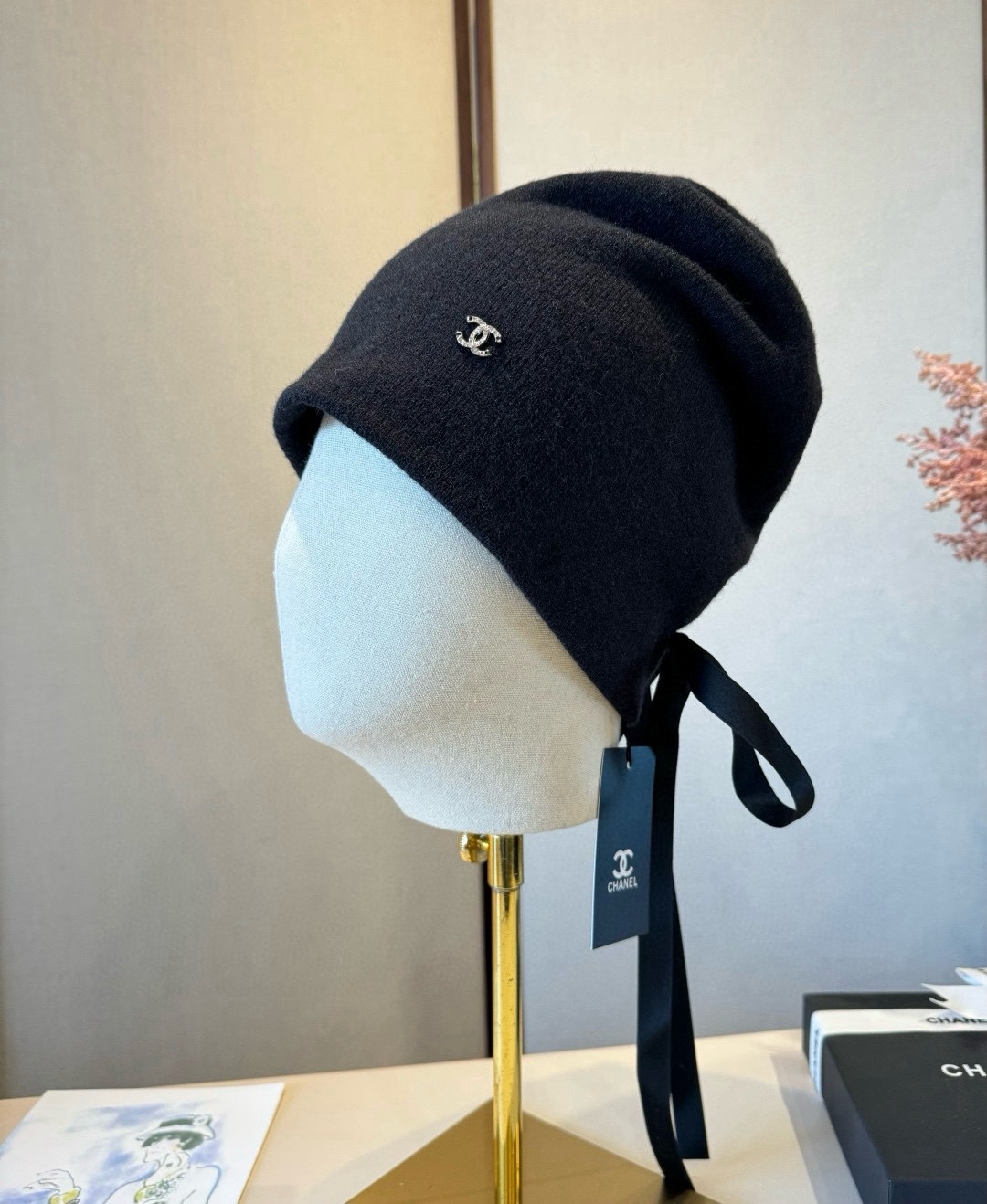 🆕

Chanel香奈儿新款毛线帽，专柜款，正品开模