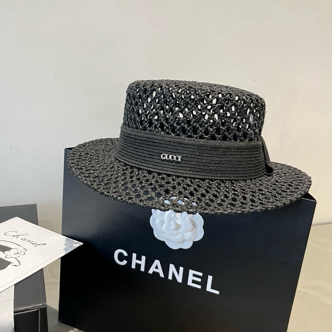 NO:364976,Gucci top hat, hollow sun hat, top hat, head circumference 57cm hat, fisherman hat baseball hat knit hat, hat, gucci, espadrilles, hatsGucci古奇平顶礼帽,镂空遮阳帽,小礼帽,头围57cm帽子渔夫帽棒球帽针织帽,帽子,gucci,espadrilles,hats,hat
