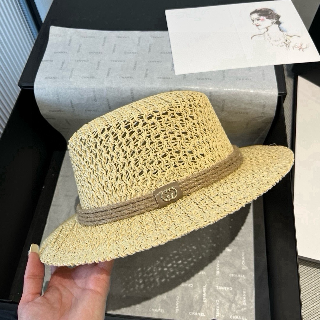 NO:364982,Gucci top hat, hollow sun hat, top hat, head circumference 57cm hat, fisherman hat baseball hat knit hat, hat, gucci, espadrilles, hatsGucci古奇平顶礼帽,镂空遮阳帽,小礼帽,头围57cm帽子渔夫帽棒球帽针织帽,帽子,gucci,espadrilles,hats,hat
