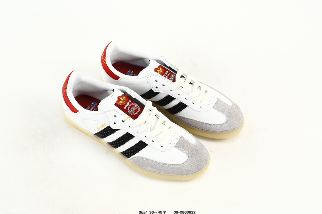 💰110
Adidas Original Samba OG 复古经典轻便板鞋
这款桑巴鞋展示了高质量的工艺 带有装饰的超锁缝制和无缝的手感 柔软、柔软的皮革造型和标志性的3条纹完成了精致的外观 正规合身鞋带 鞋面上有绒面鞋垫 橡胶鞋底 享受正畸套筒软感 自50年代首次亮相以来就一直在赢得粉丝的青睐
货号:JR8841
尺码:36 36.5 37 38 38.5 39 40 40.5 41 42 42.5 43 44 45
编码:09-863922