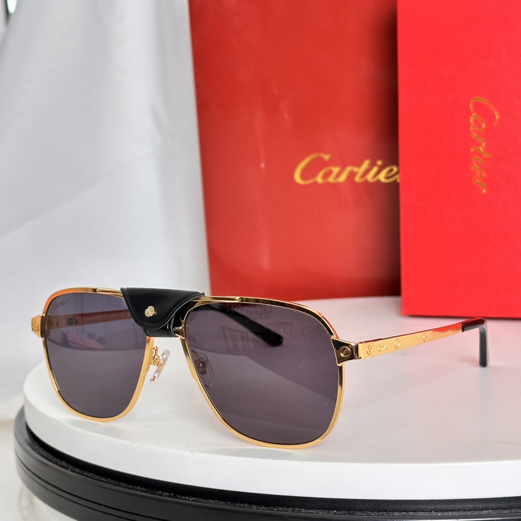 。‼️Cartie* 卡家 官网经典款 CT0165S Size：58口16-145 电镀工艺精湛大牌品