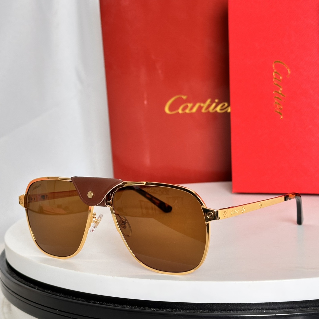 。‼️Cartie* 卡家 官网经典款 CT0165S Size：58口16-145 电镀工艺精湛大牌品
