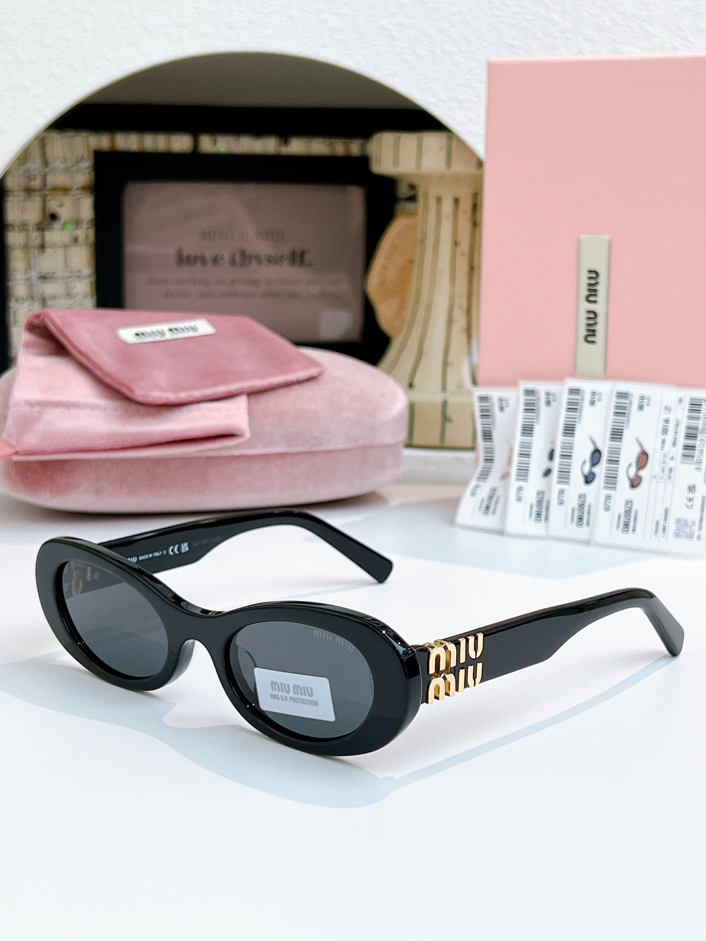 版本升级 原版细节𝗠𝗜𝗨𝗠𝗜𝗨 免代购版本 小脸必入凹造型绝美Mod：SMU06ZSSize：50口20