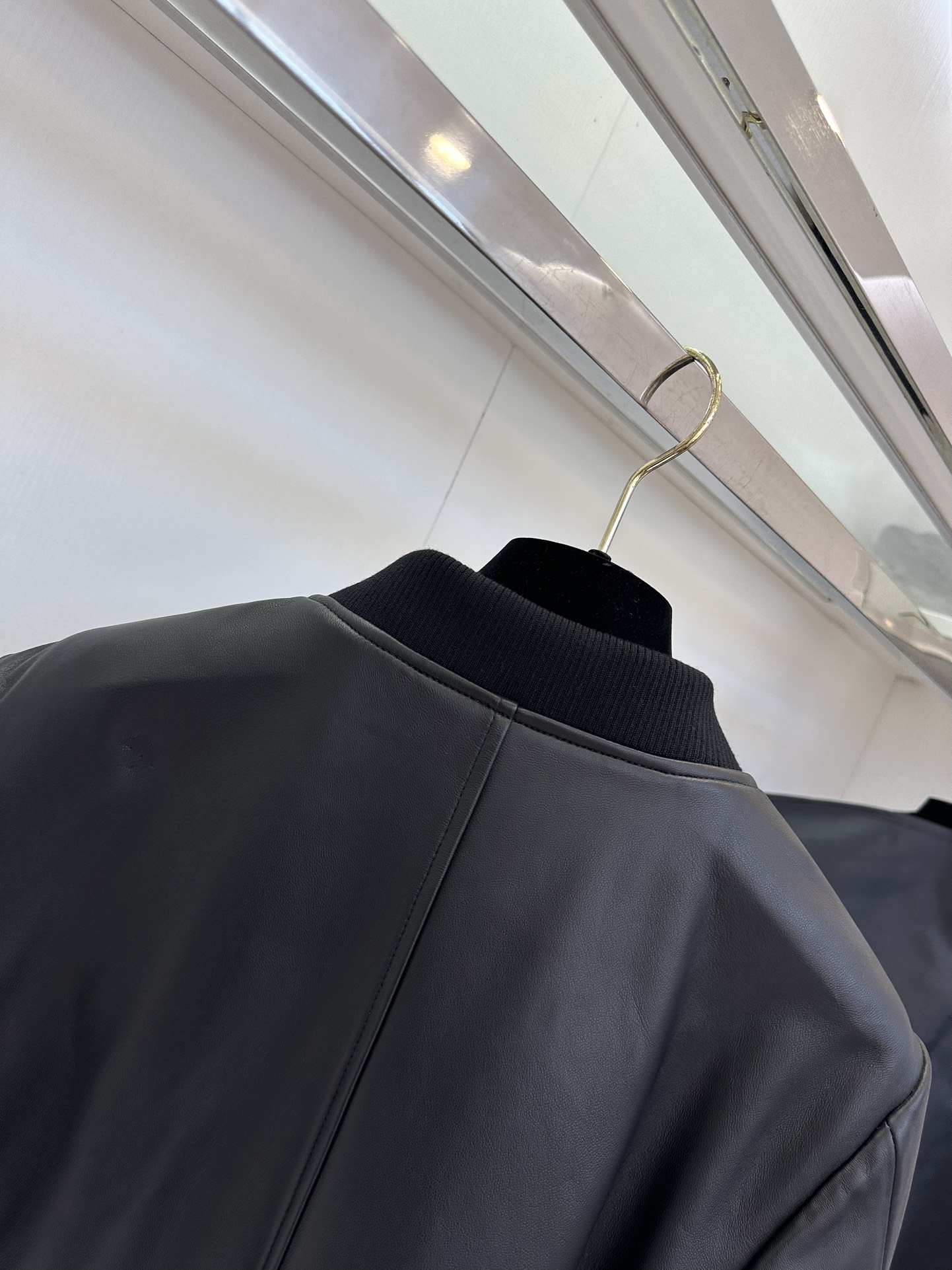 Givenchy Black Lambskin Leather Baseball Jacket - Classic & Cool 6 i1757410802 1517 4