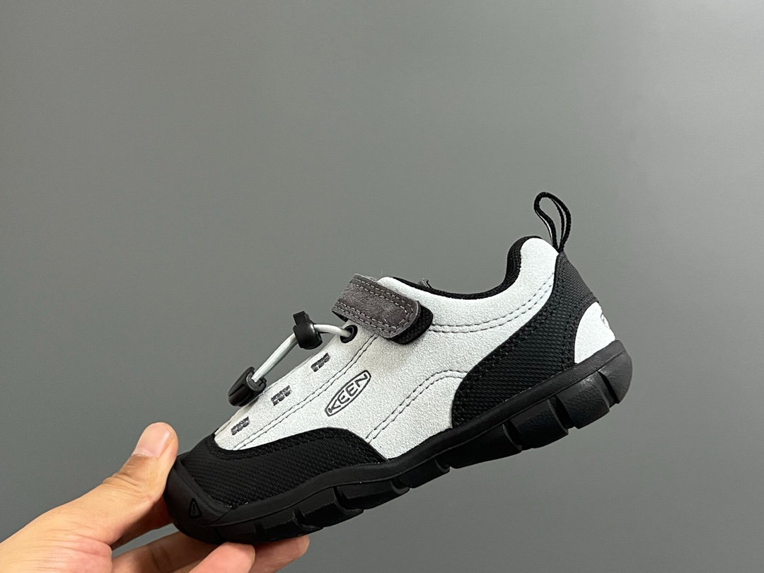 图片[3]-高版本 新配色 KEEN 新配色户外儿童登山鞋 尺码：24-37码 祖国版YYDS 新配色好好看😍 优质麂皮面料，轻微防水💧 魔术贴➕松紧带设计，穿脱方便✔️ 橡胶耐磨防滑大底，脚感超赞👍🏻-选品中心