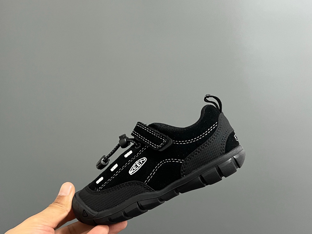 图片[5]-高版本 新配色 KEEN 新配色户外儿童登山鞋 尺码：24-37码 祖国版YYDS 新配色好好看😍 优质麂皮面料，轻微防水💧 魔术贴➕松紧带设计，穿脱方便✔️ 橡胶耐磨防滑大底，脚感超赞👍🏻-选品中心