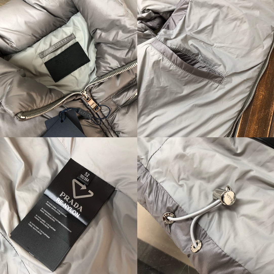 新款上架🎬🔥PRADA 普拉达 25秋冬最新羽绒马甲 重磅牛货🐮 年度最为昂贵的一款羽绒 同质GT的品控