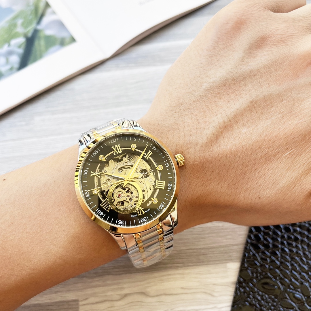 NO:340635,White shell and gold shell Steel belt 20 [Latest] Longines three-pin hollow design [Type] Boutique men's watch [Watch strap] Real cowhide strap ///316 stainless steel strap (comfortable and durable) [Movement] High-end fully automatic mechanical movement [Mirror] Mineral reinforced glass (more high definition) Elegant taste, vast and atmospheric, ingenious, wrist treasure, size diameter 41mm thick 12Mm hot sale!  Welcome to reprint!  longines cowhide19860909白壳金壳 钢带20【最新】浪琴三针镂空设计【类型】精品男士腕表【表带】真牛皮表带///316精钢表带（舒适耐用）【机芯】高端全自动机械机芯【镜面】矿物质强化玻璃（更高清） 品味高雅 浩瀚大气 匠心独运 腕间瑰宝 尺寸直径41mm厚12Mm热卖上市！欢迎转载！,,longines,cowhide,Watch