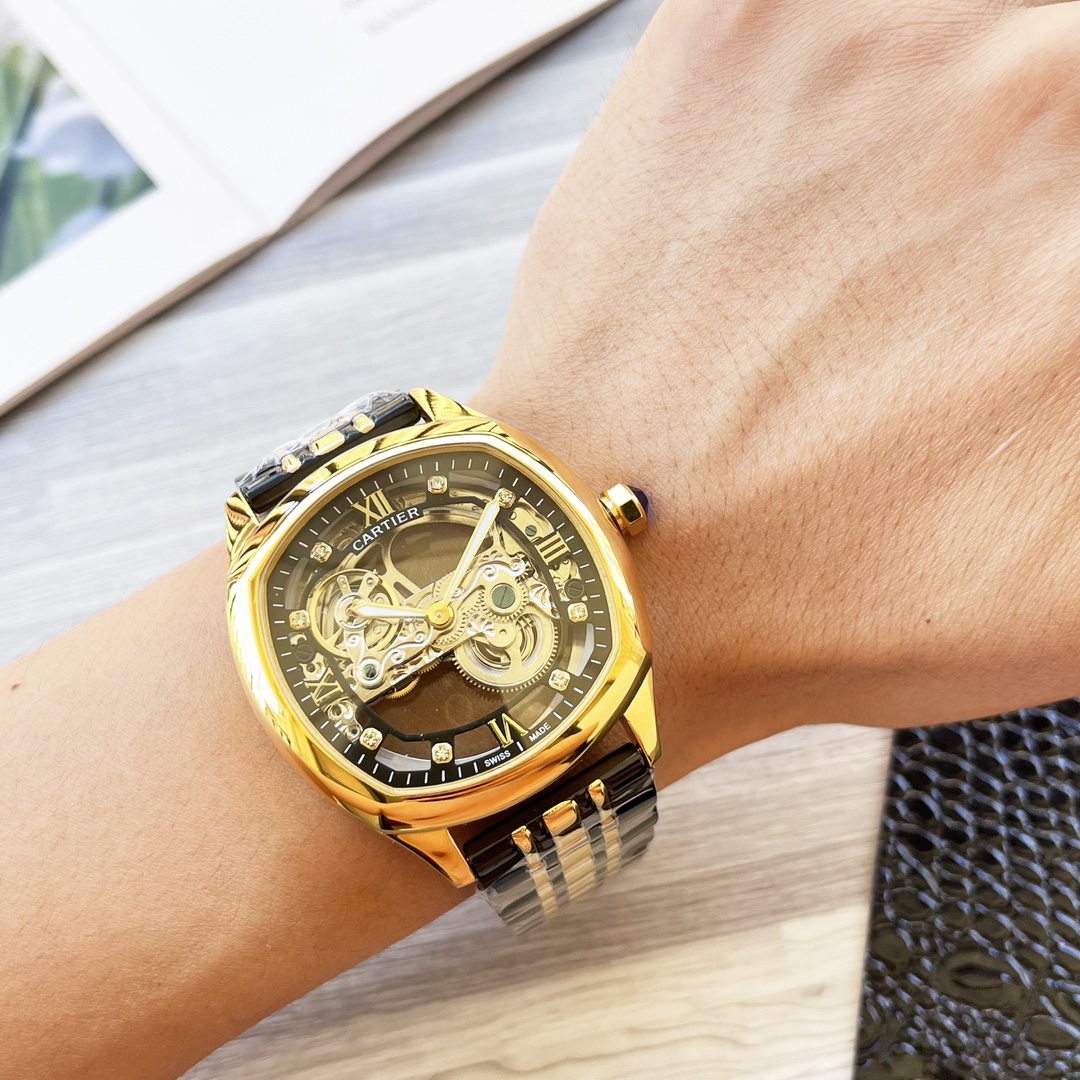 NO:340669,Unified octagonal shell series exquisite and versatile [Latest] Cartier's latest design large flywheel fine [Type] boutique men's watch [Watch strap] real cowhide strap [Movement] high-end fully automatic mechanical movement [Mirror] mineral reinforced glass (more high definition) Elegant taste, vast and atmospheric, ingenious, wrist treasure, size diameter 42mm thick 12mm hot sale!  Welcome to reprint!  cartier cowhide19860909统一 八角壳系列 精致百搭【最新】卡地亚最新设计大飞轮精品【类型】精品男士腕表【表带】真牛皮表带【机芯】高端全自动机械机芯【镜面】矿物质强化玻璃（更高清） 品味高雅 浩瀚大气 匠心独运 腕间瑰宝 尺寸直径42mm厚12mm热卖上市！欢迎转载！,,cartier,cowhide,Watch