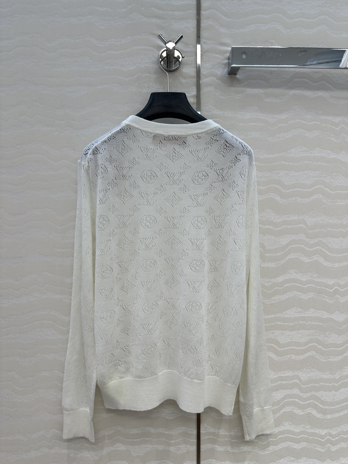 独家首发❤️原单品质！Monogram花㚏针织圆领毛衣！18针瑞士机重工定位缕空嵌花工艺贯穿时髦高级感！